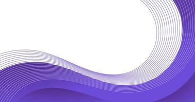 abstract purple wave background with copy space area vector