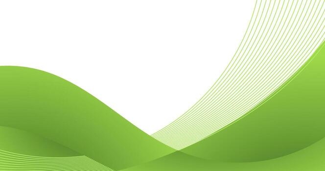 resumen verde bio curva antecedentes para negocio con Copiar espacio zona vector