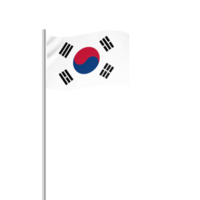 sur Corea nacional bandera png