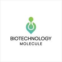 inspiración de diseño de logotipo de biotecnología - vector