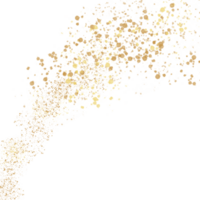 Golden glitter background png