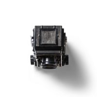 Close up view camera SLR isolated . png