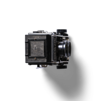 Close up view camera SLR isolated . png