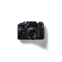 Close up view camera SLR isolated . png