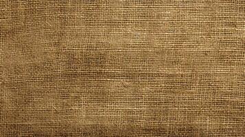 Jute hessian sackcloth canvas woven texture pattern.  AI Generated photo