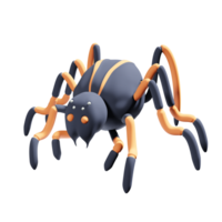 aranha. dia das Bruxas 3d ícones png