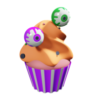 Cake. Halloween Icon 3D png