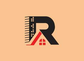 real estate sample logo design free template vector