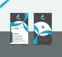 Free vector Creative Vertical Business Card Template.