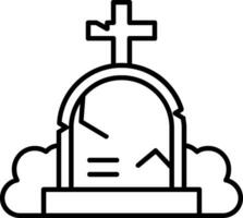 Tomb Vector Icon