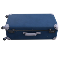 blue suitcase isolated png