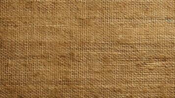 Jute hessian sackcloth canvas woven texture pattern. AI Generated photo