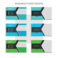 Vector modern professional business card design, abstract simple creative marketing agency visiting card design template with 3color concept.