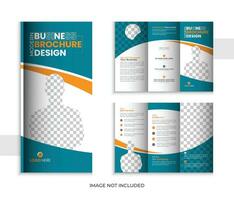 Creative business trifold brochure design, modern marketing trifold brochure design. vector layout, business presentation.