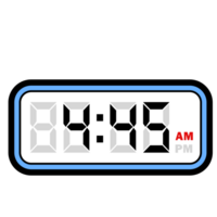 Digital Clock Time at 4.45 AM, Digital Clock 12 Hour Format png