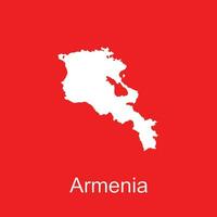 Armenia mapa icono vector ilustración diseño