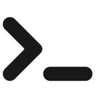 terminal icon vector