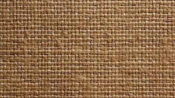 Jute hessian sackcloth canvas woven texture pattern. AI Generated photo