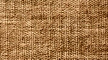 Jute hessian sackcloth canvas woven texture pattern. AI Generated photo