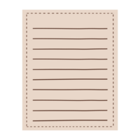 Cute Note Paper png