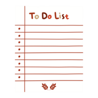 Cute Note Paper png