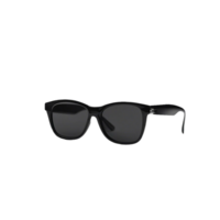 Preto oculos de sol em transparente fundo ai generativo png