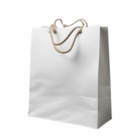 Shopping bag handholding isolated on transparent background AI Generative png