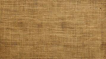 Jute hessian sackcloth canvas woven texture pattern.  AI Generated photo