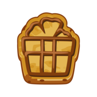 Gift box Cookie for Christmas png