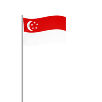 bandiera nazionale di singapore png