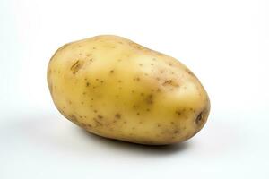 Potato isolated on white background. AI Generated photo