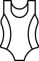 wimming suit icon for download vector