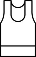 Sleeveless icon for download vector