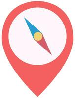 Location pin icon vector Illustration.