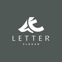 TA Letter Logo, AT Logo Modern and Luxury Icon Vector Template Element