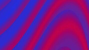 Abstract double color gradient background with liquid style waves featuring purple, red and blue. Seamless looping video. video