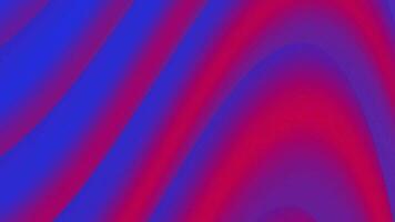 Abstract double color gradient background with liquid style waves featuring purple, red and blue. Seamless looping video. video