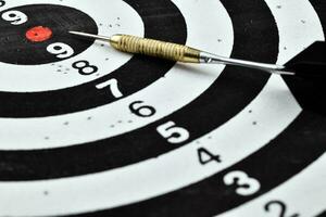 Dartboard close up. Darts game photo