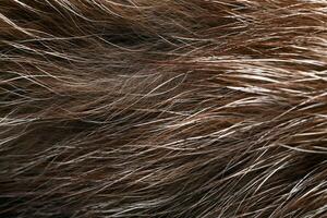 Flax fur background photo