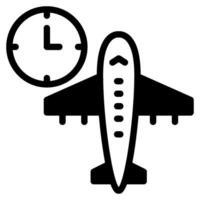 Boarding Time Icon Illustration, for uiux, web, app, infographic, etc vector