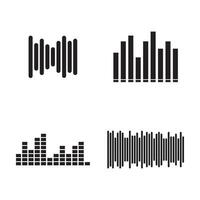 music equalizer icon vector