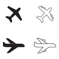 airplane icon vector