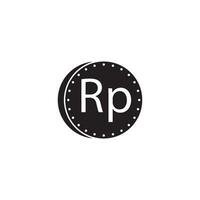 rupiah money icon vector