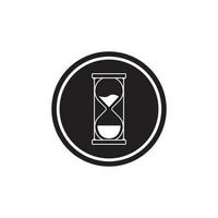 hourglass icon vector