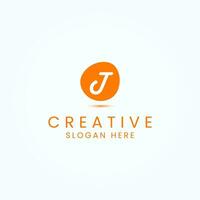 Modern Letter J Logo Design Vector Image