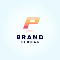 Elegant Letter P Logo Icon Vector Concept Inspirations