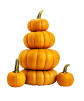 stack of pumpkin ai generative to celebrated thanksgiving png