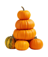 stack of pumpkin ai generative to celebrated thanksgiving png