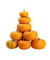 stack of pumpkin ai generative to celebrated thanksgiving png