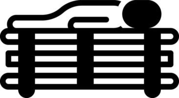 solid icon for die vector